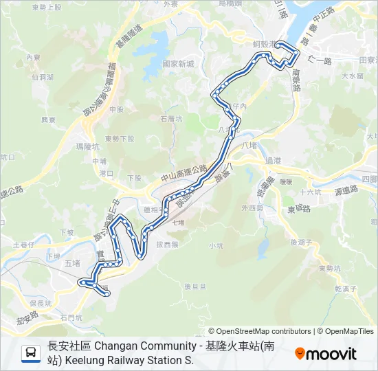 408 Bus Line Map