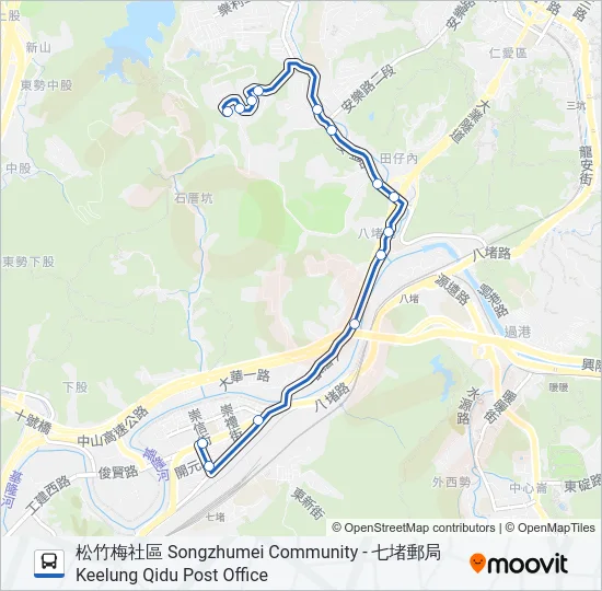 410 Bus Line Map