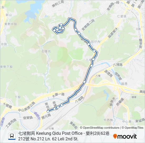 410 Bus Line Map