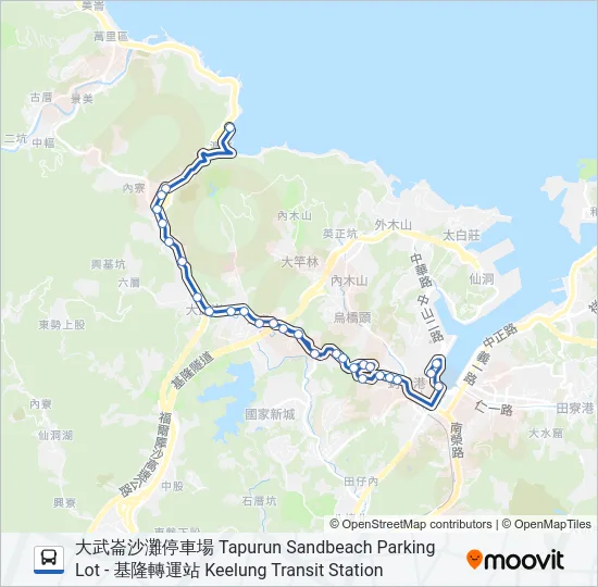 508 Bus Line Map