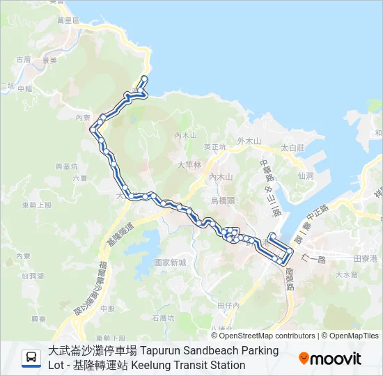 508 Bus Line Map