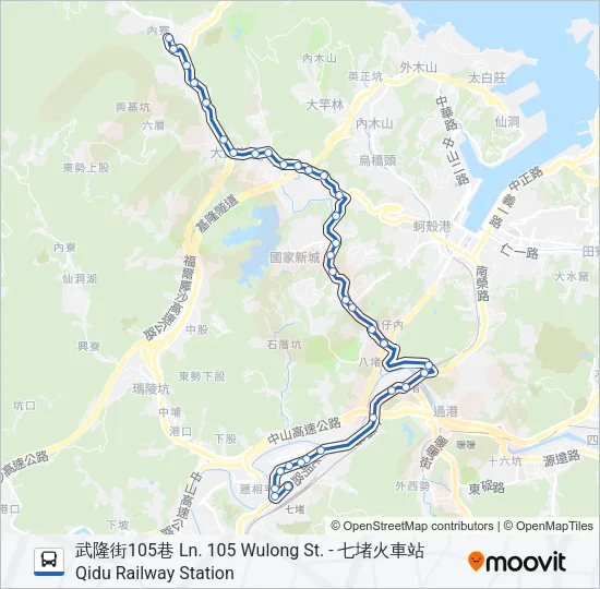 巴士510的線路圖