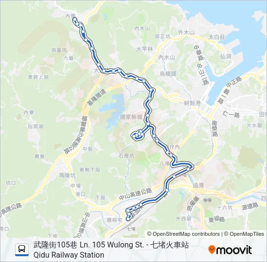 510 Bus Line Map