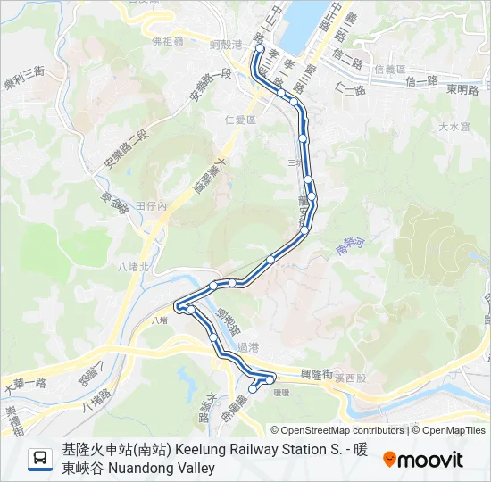 603 Bus Line Map