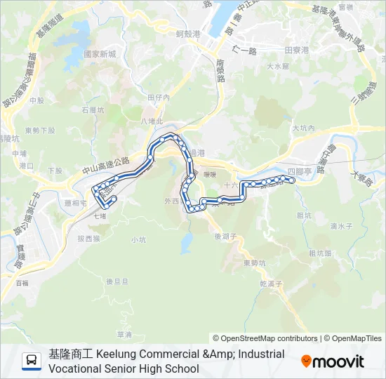 606 Bus Line Map