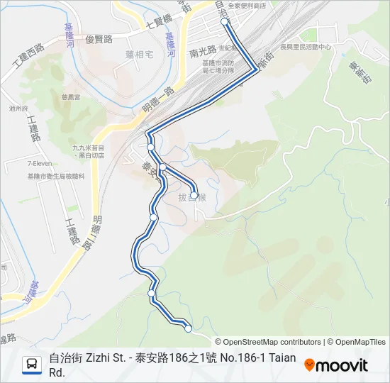 706 Bus Line Map