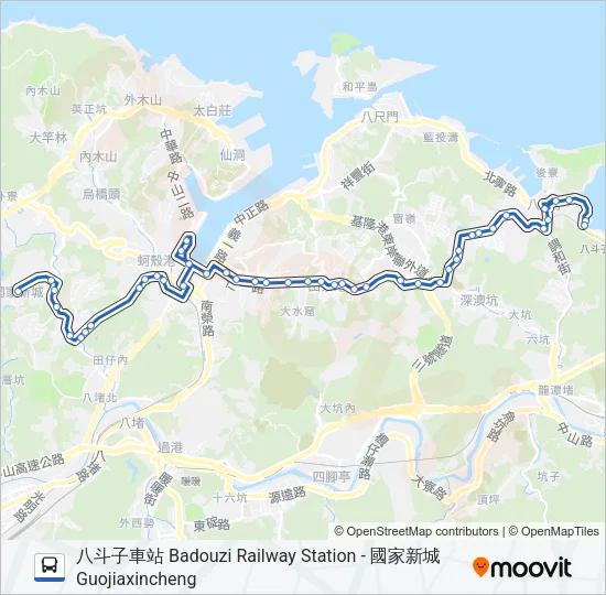 803 Bus Line Map