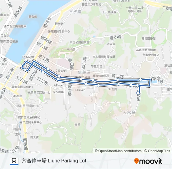 966 Bus Line Map