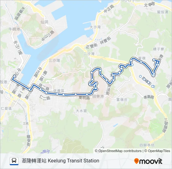 204 Bus Line Map
