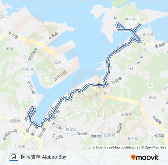 101 Bus Line Map