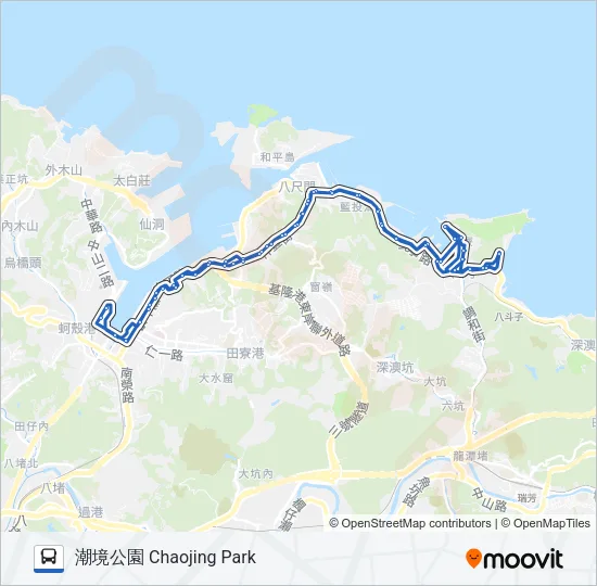108 Bus Line Map