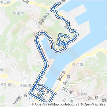 301 Bus Line Map