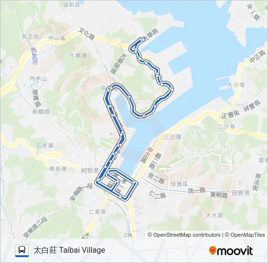 301 Bus Line Map