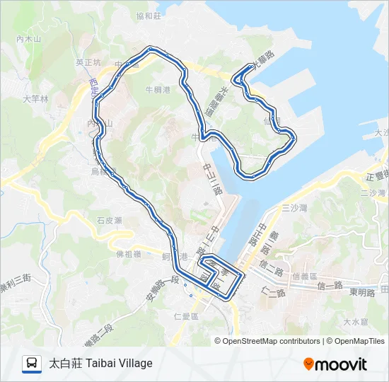 302 Bus Line Map