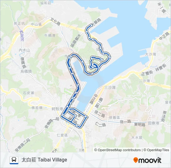 304 Bus Line Map