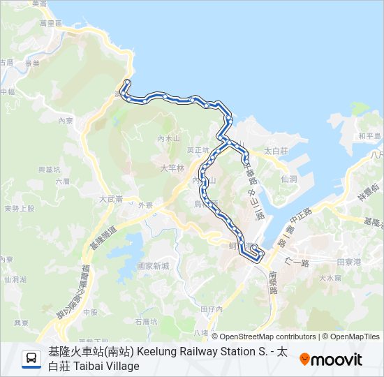 305 Bus Line Map