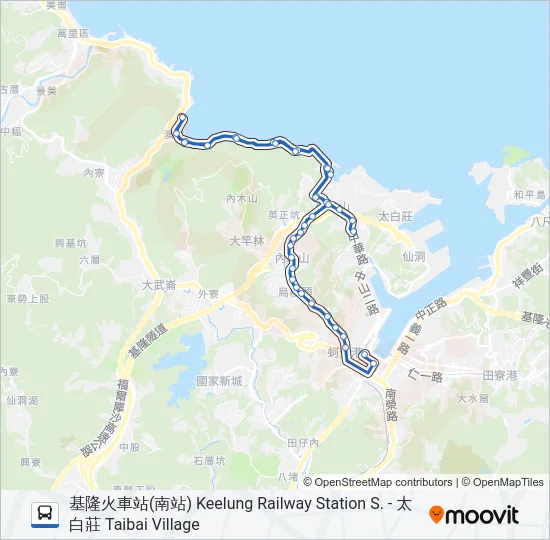 305 Bus Line Map