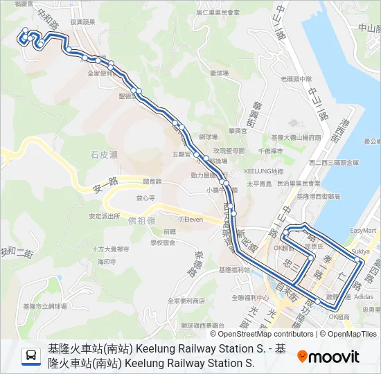 306 Bus Line Map