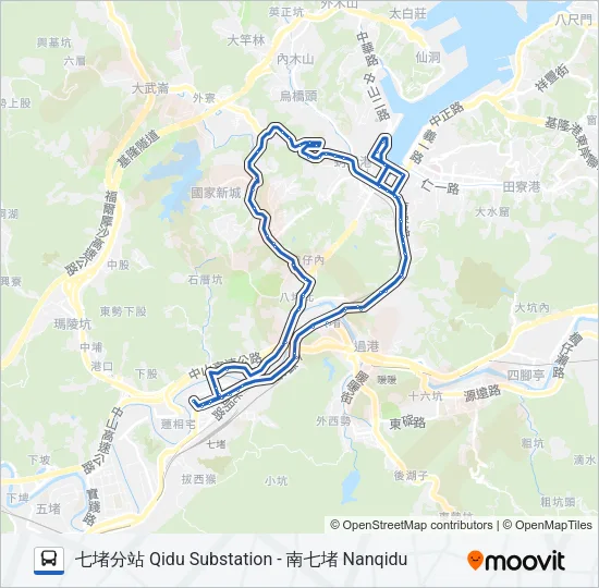 503 Bus Line Map