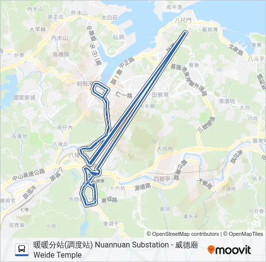 602 Bus Line Map