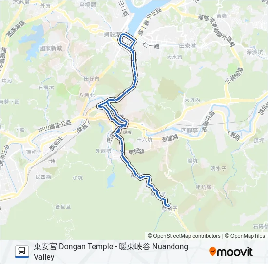 603 Bus Line Map