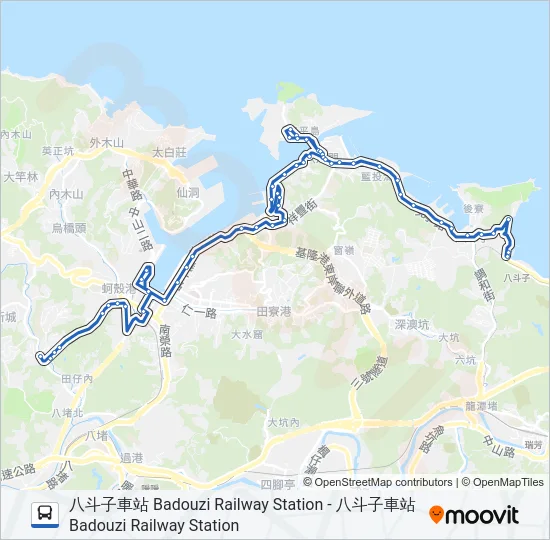 802 Bus Line Map