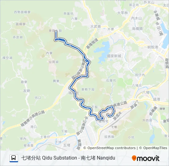 7031路線 時刻表 站點和地圖 南七堵nanqidu 更新