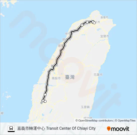 1618F Bus Line Map