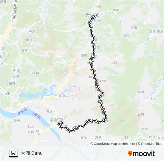 5663 Bus Line Map