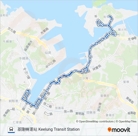 109 Bus Line Map