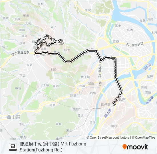 920A Bus Line Map