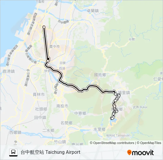 巴士6670E的線路圖