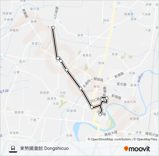 7220AA Bus Line Map