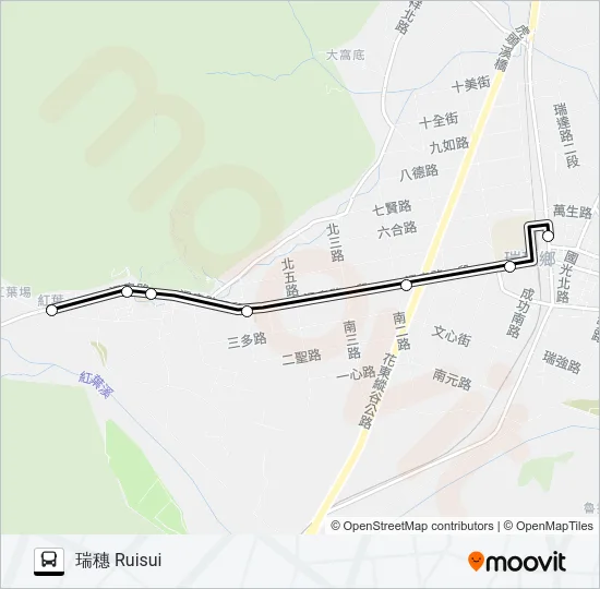 1143 Bus Line Map