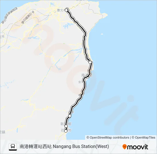 1071 Bus Line Map