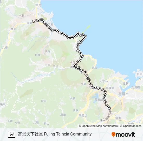 953區 Bus Line Map