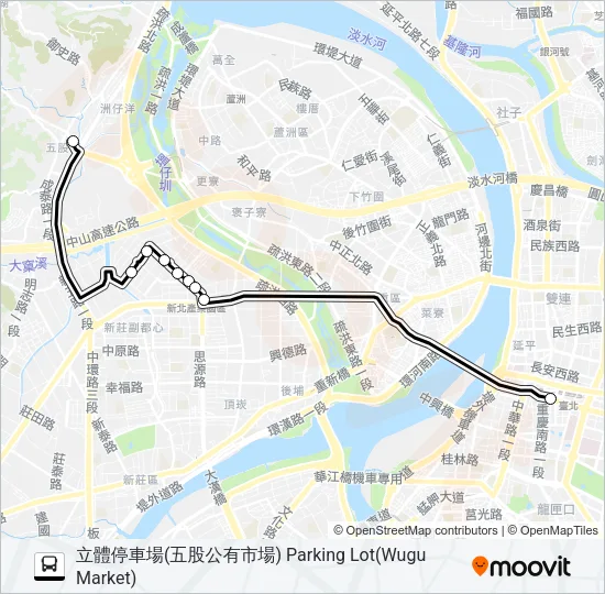 582經工業區 Bus Line Map