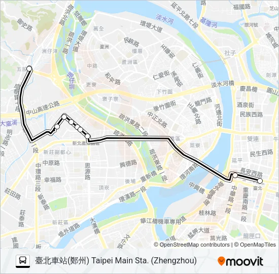 582經工業區 Bus Line Map