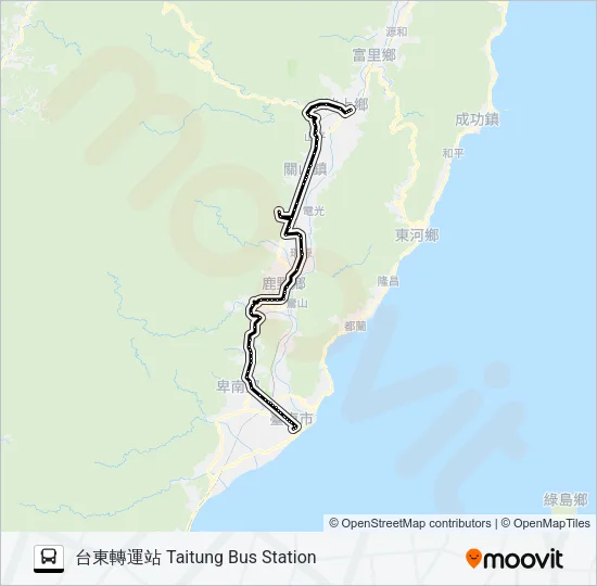 8166A Bus Line Map