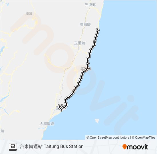 8101 bus Line Map