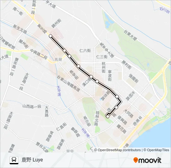 8170 Bus Line Map