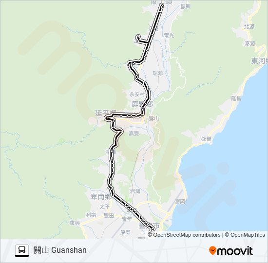 8167A bus Line Map