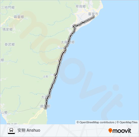 8136 bus Line Map