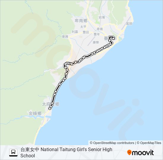 8152A bus Line Map