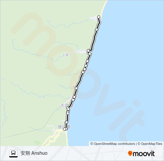 8158 bus Line Map