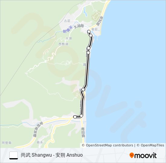 8157 bus Line Map