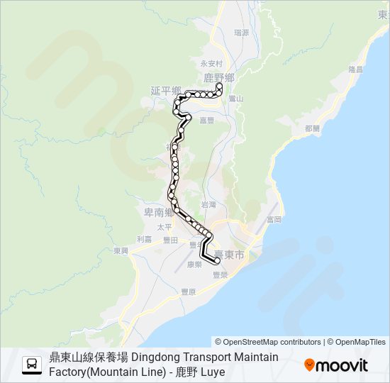 8170B bus Line Map