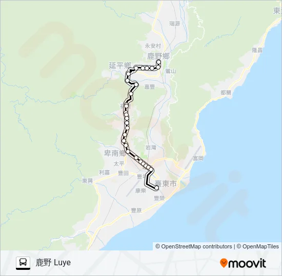 8170B Bus Line Map