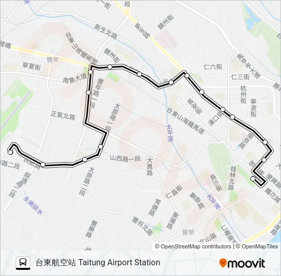 8128 Bus Line Map