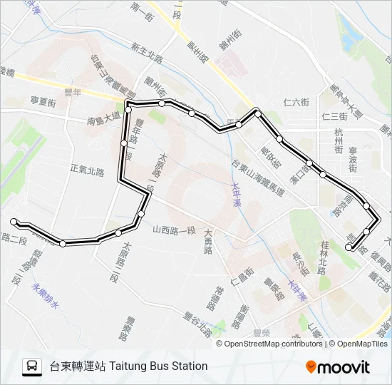8128 Bus Line Map